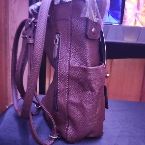 Wrangler Dark Brown Leather Tote - Picture 4 of 5